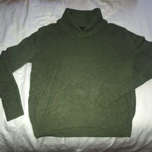 Hunter green wool banana republic sweater large